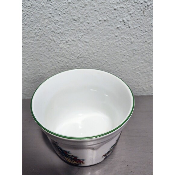 Kronester Bavaria West Germany Christmas Tree Bowl Planter  4.75x5.5” High - Picture 6 of 14